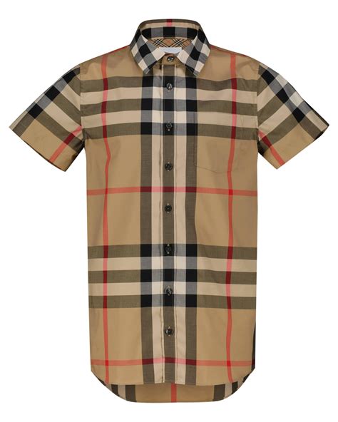 burberry hemd kurzarm
